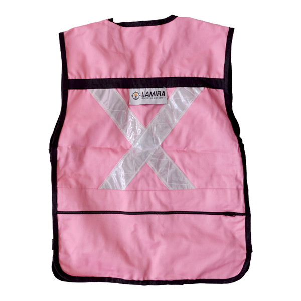 Chaleco Rescatista Lamira Rosa LS-44150 - 1